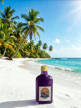 Load image into Gallery viewer, Mo’Bay Shack - The Ultimate Rum Punch - 200ML Purple Rain Pocket Flask Bottle
